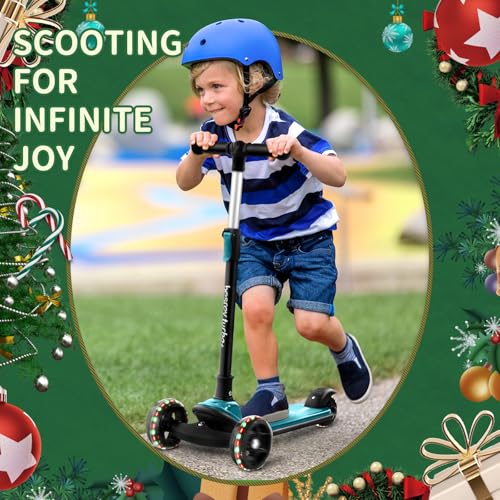 Kick Scooter for Kids 3-Wheel Folding with LED Light Wheels J2265