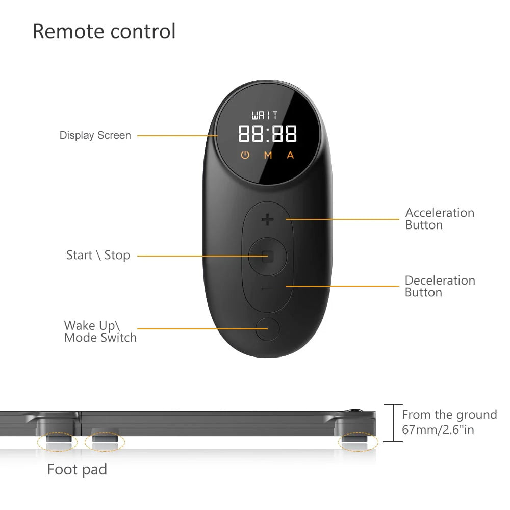 Folding Treadmill with Adaptive Speed Control I922