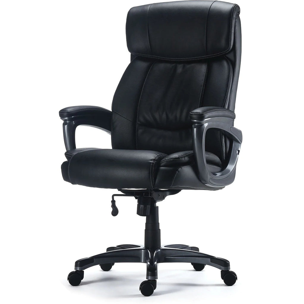 Black Bonded Leather Big & Tall Managers Chair I190855