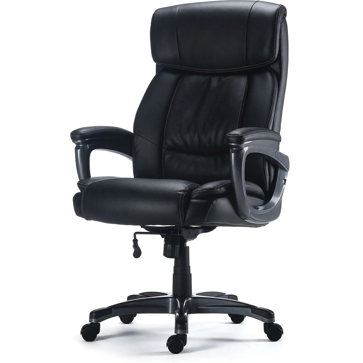 Black Bonded Leather Big & Tall Managers Chair I190855
