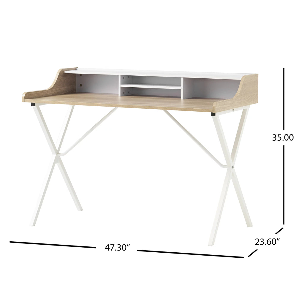Modern Faux Wood Computer Desk R574