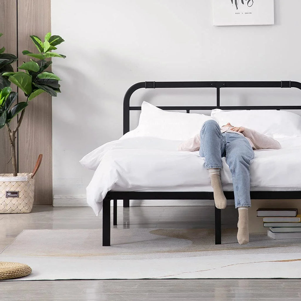 14 inch Queen Bed Frame with Headboard X874