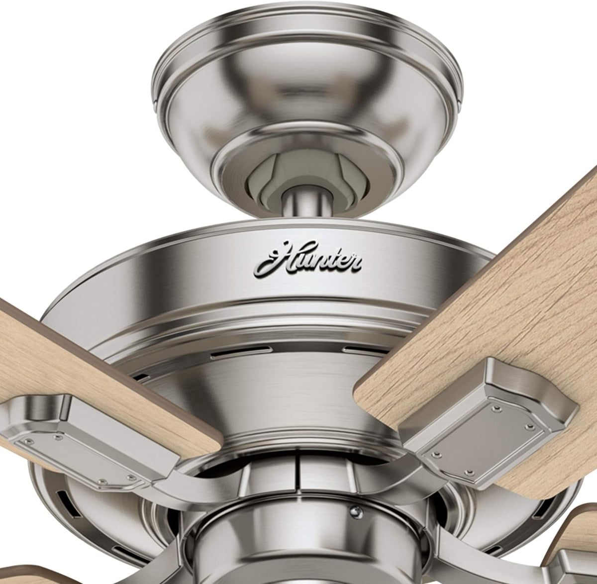 52 inch Brushed Nickel Indoor Ceiling Fan with LED Lights B109841