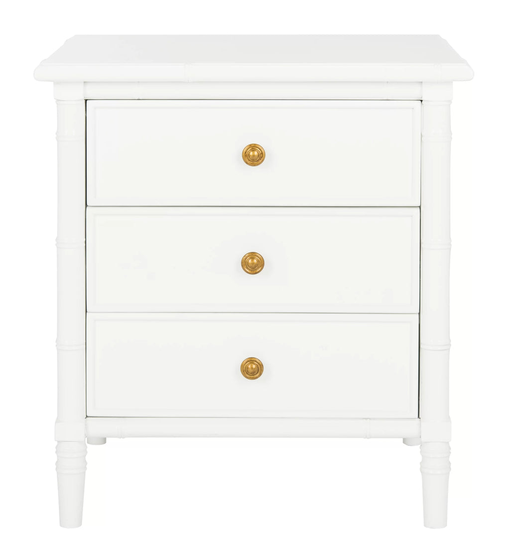 3 Drawer Bamboo Nightstand U307658