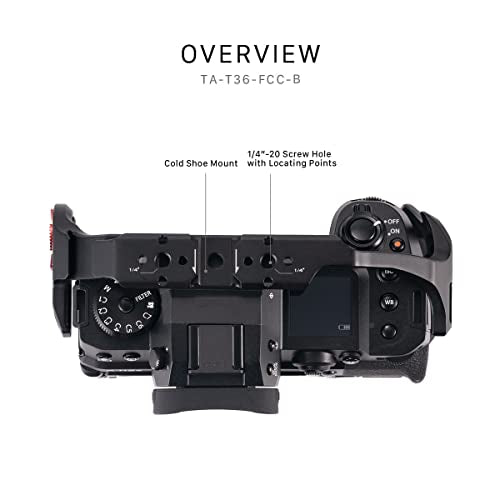 Camera Cage with NATO Rail, Rosette, Cold Shoe, and 1/4"-20 Threads T663