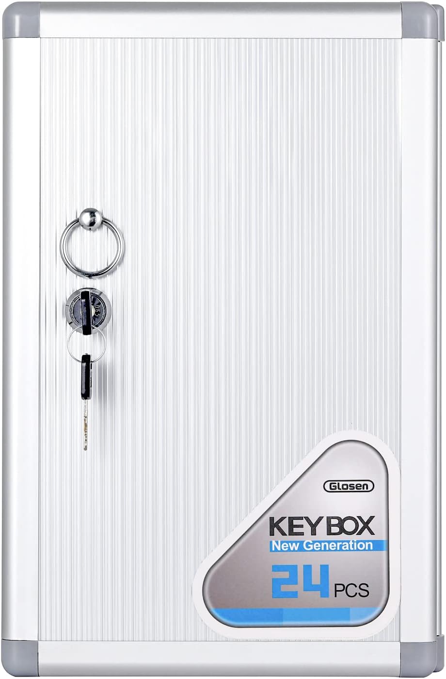 Key Lock Box, Key Cabinet Wall Mount with Key Tag W10243