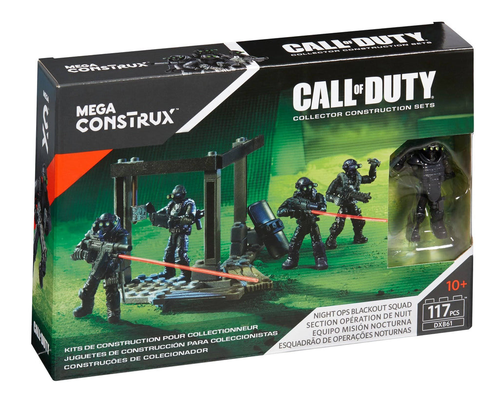 Mega Bloks Call of Duty Mega Construx Night Ops Blackout Squad W791