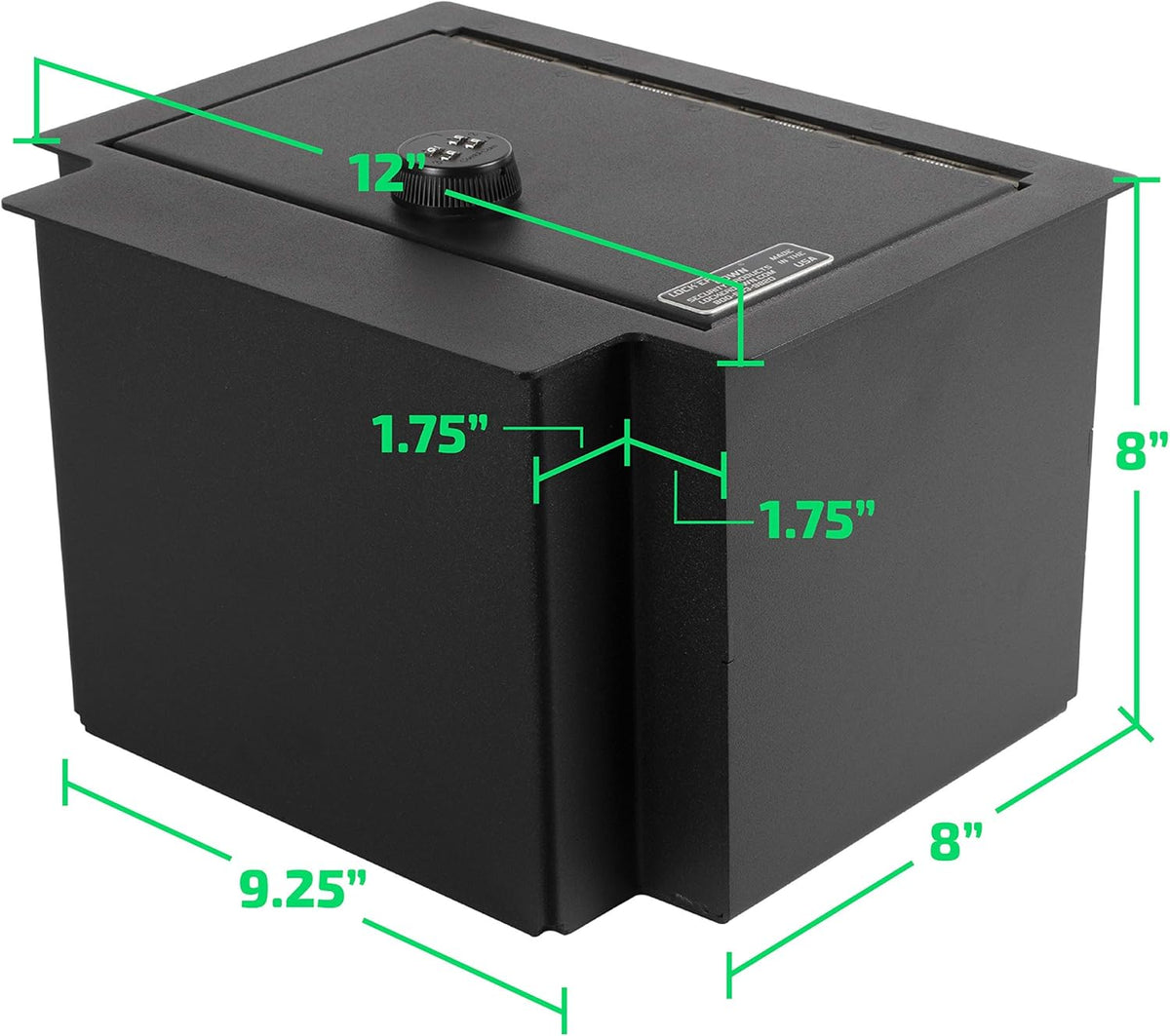 Console Safe with 4 Digit Combo S2505