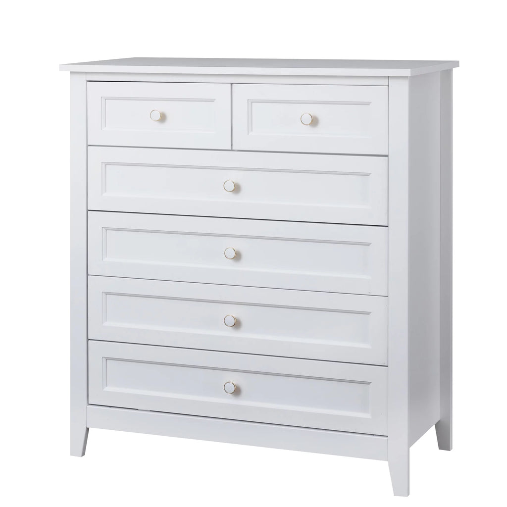 Antique White Drawer Dresser Cabinet L27302
