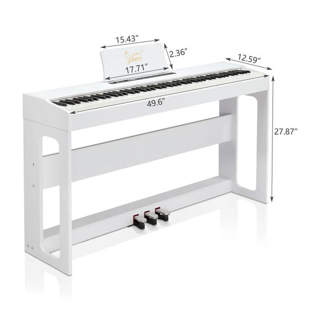 88 Keys Full Weighted Digital Piano with Stand X6052