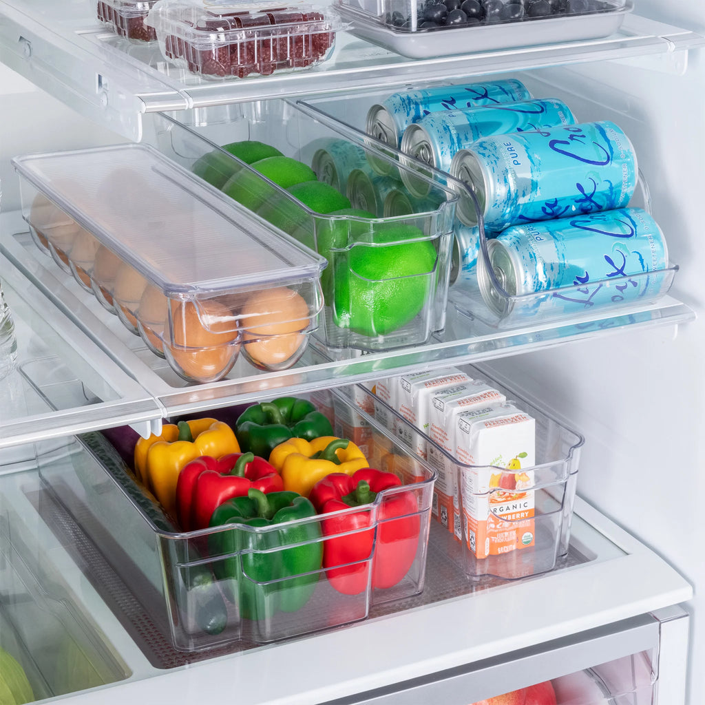 5 Piece Fridge and Freezer Storage Bins X1016