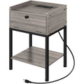 Bedside End Table with Storage Drawer J264