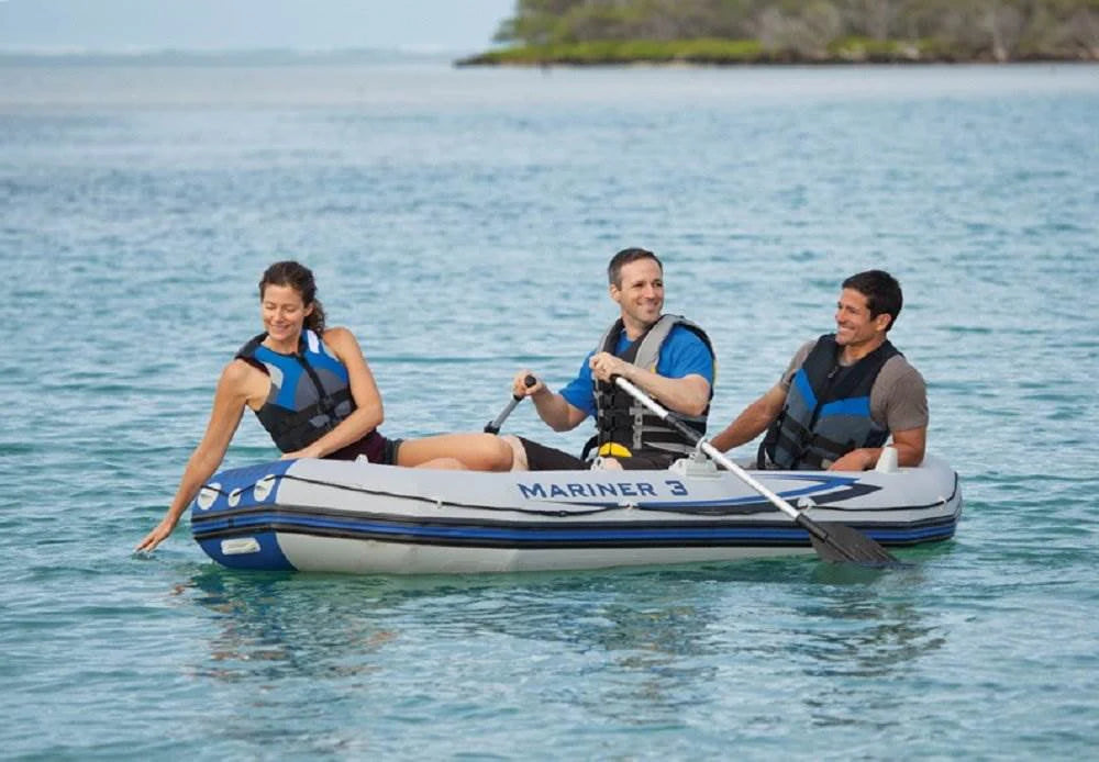 3-Person Inflatable Boat & Oars Set K49636