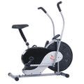 Upright Stationary Fan Bike with Adjustable Seat O84185