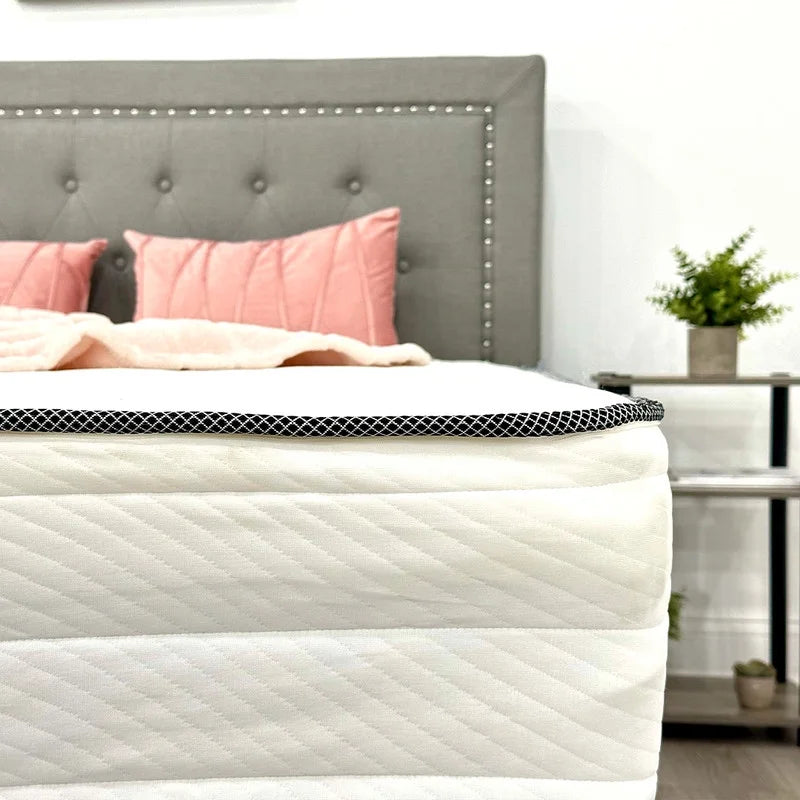 Twin Size 12 Inch Memory Foam Pocket Spring Hybrid Mattress S6447