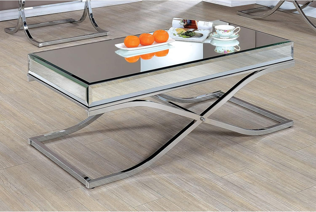 Chrome Black 2-Piece Accent Table Set M244