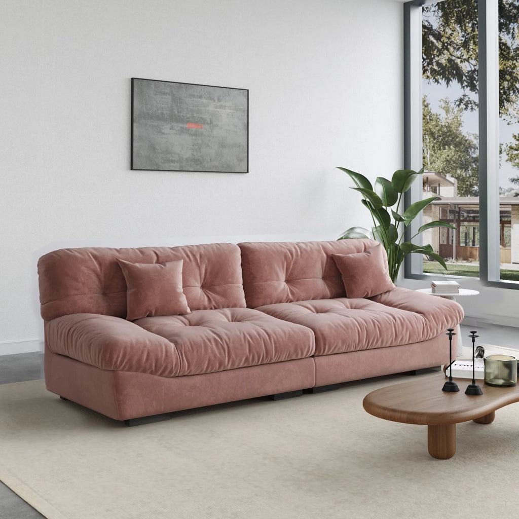 Velvet 3-Seat Cloud Sofa K65302