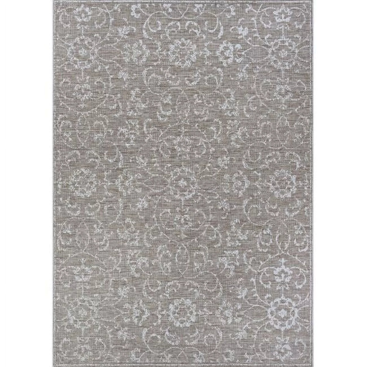 Mushroom-Ivory Indoor/Outdoor Area Rug Q3310