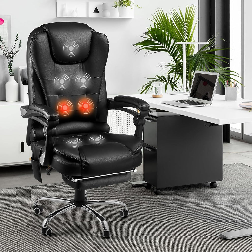 Grey Ergonomic Reclining Office Chair M4538