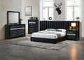 Black Queen 3pcs Bedroom Set O324953