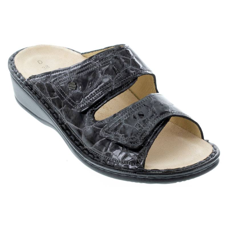 Grey Leather Soft Footbed 36 A597