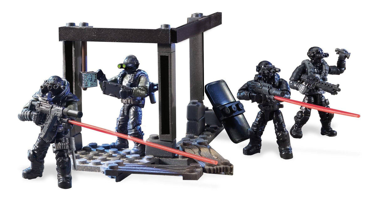 Mega Bloks Call of Duty Mega Construx Night Ops Blackout Squad W791