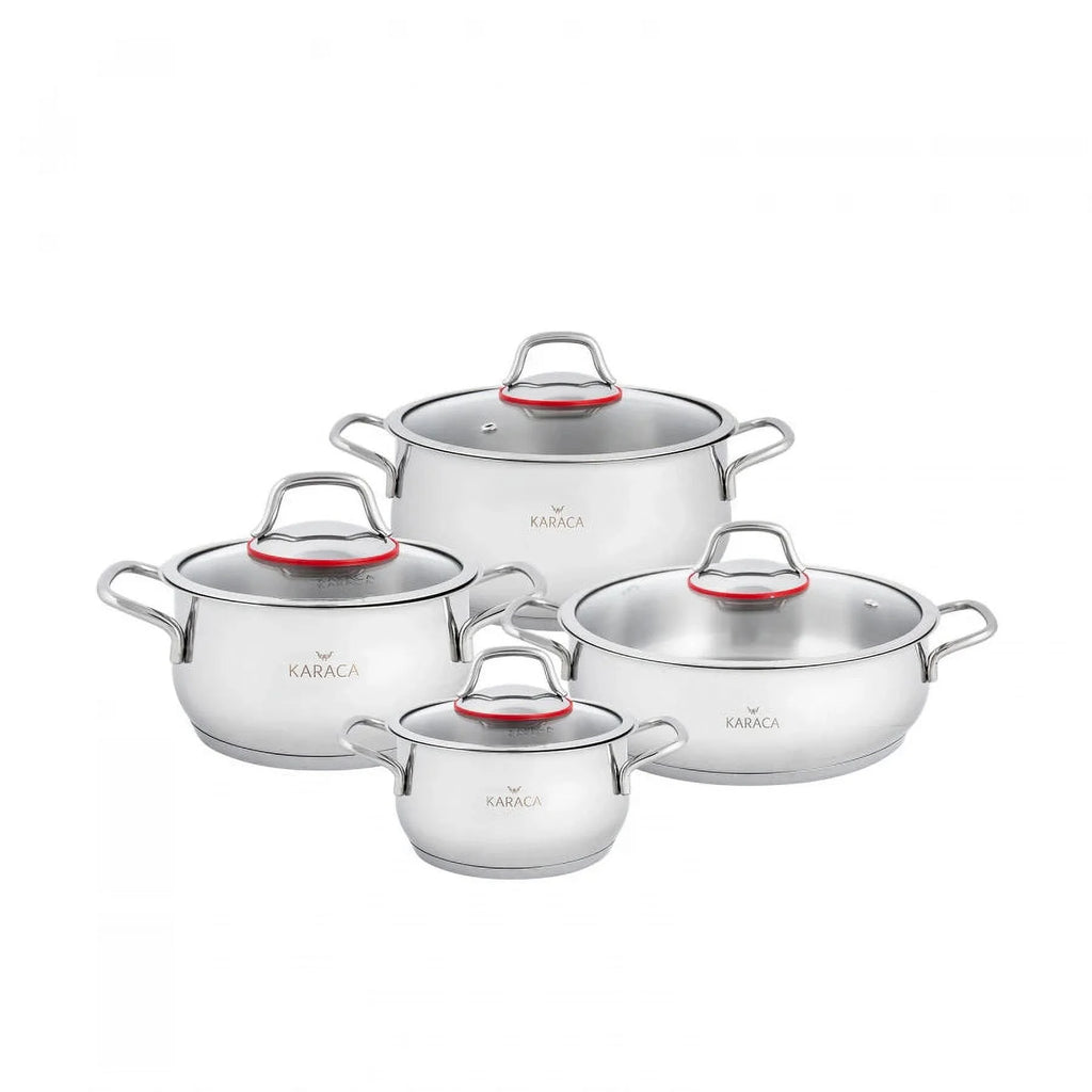 Stainless Steel 8 Pieces Cookware Set K31998