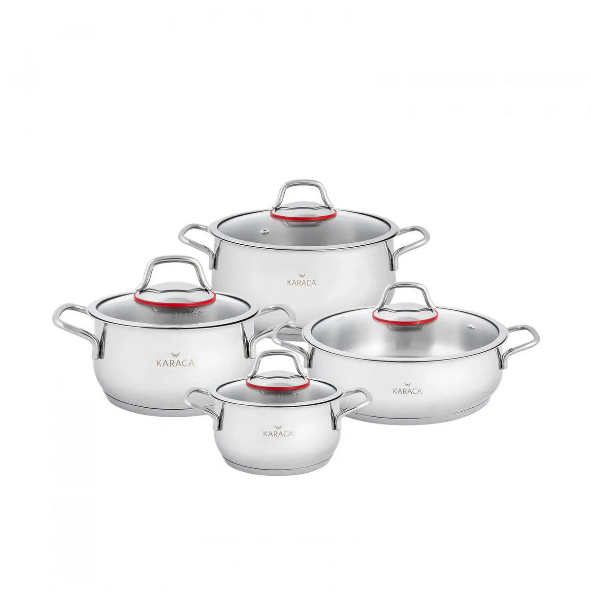 Stainless Steel 8 Pieces Cookware Set K31998