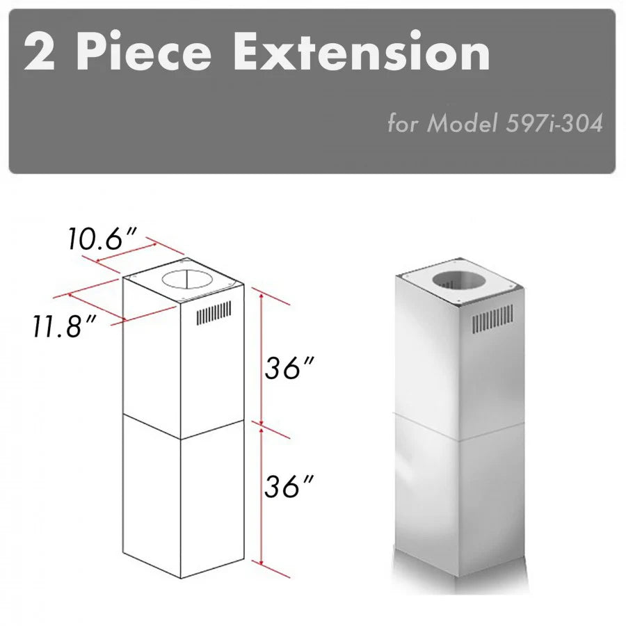 Outdoor Chimney Extension and Mounting Bracket R647