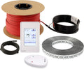 120v Electric Radiant Floor Heating Cable Set with Programmable Thermostat Q1971