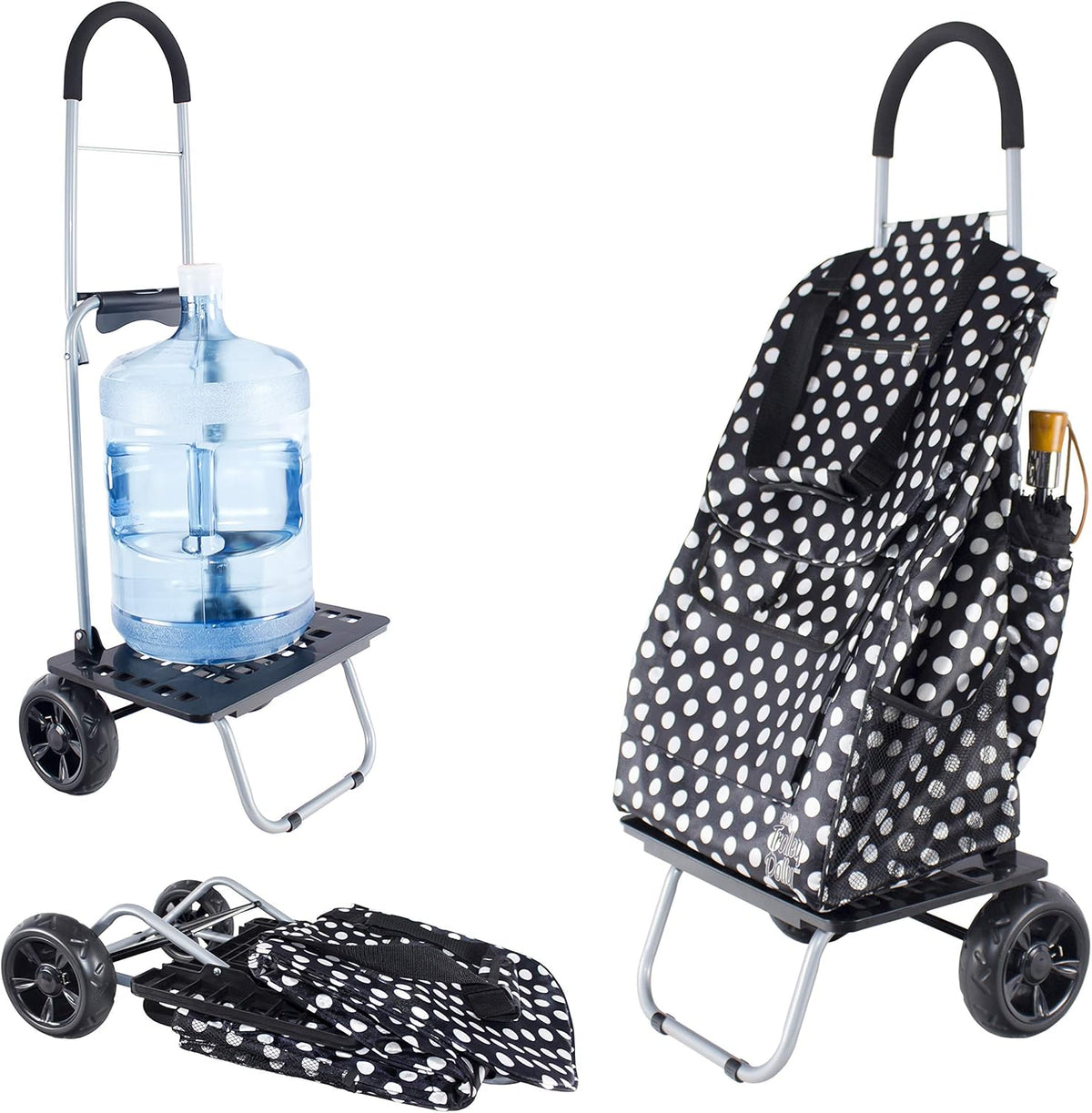 Brown Foldable Shopping Cart M58843