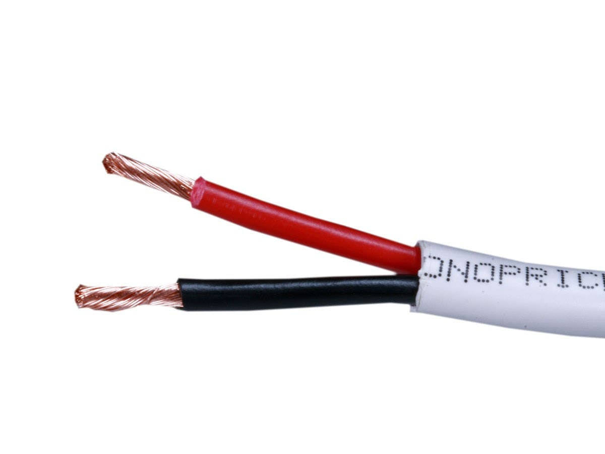 12AWG CL3 Rated 2-Conductor Speaker Wire, 1000ft K947923