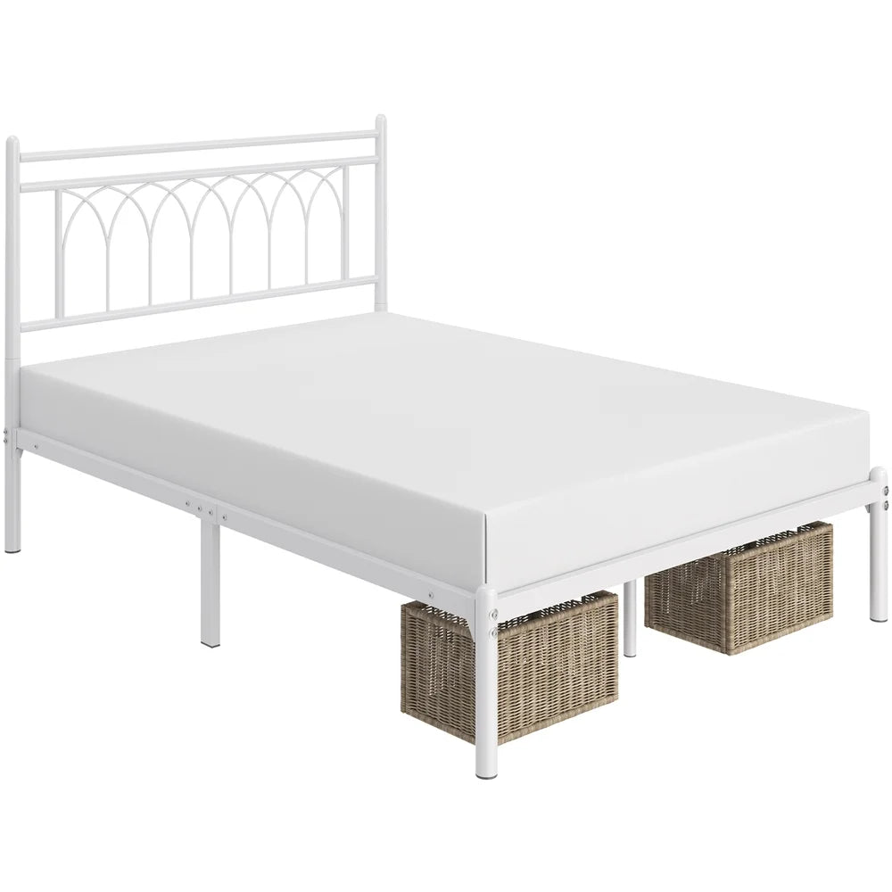 Black Queen Metal Platform Bed F569928