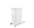 White Plastic Pull Out Trash Can L783