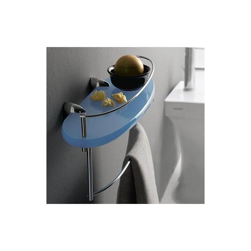 Light Blue Bathroom Shelf M182208