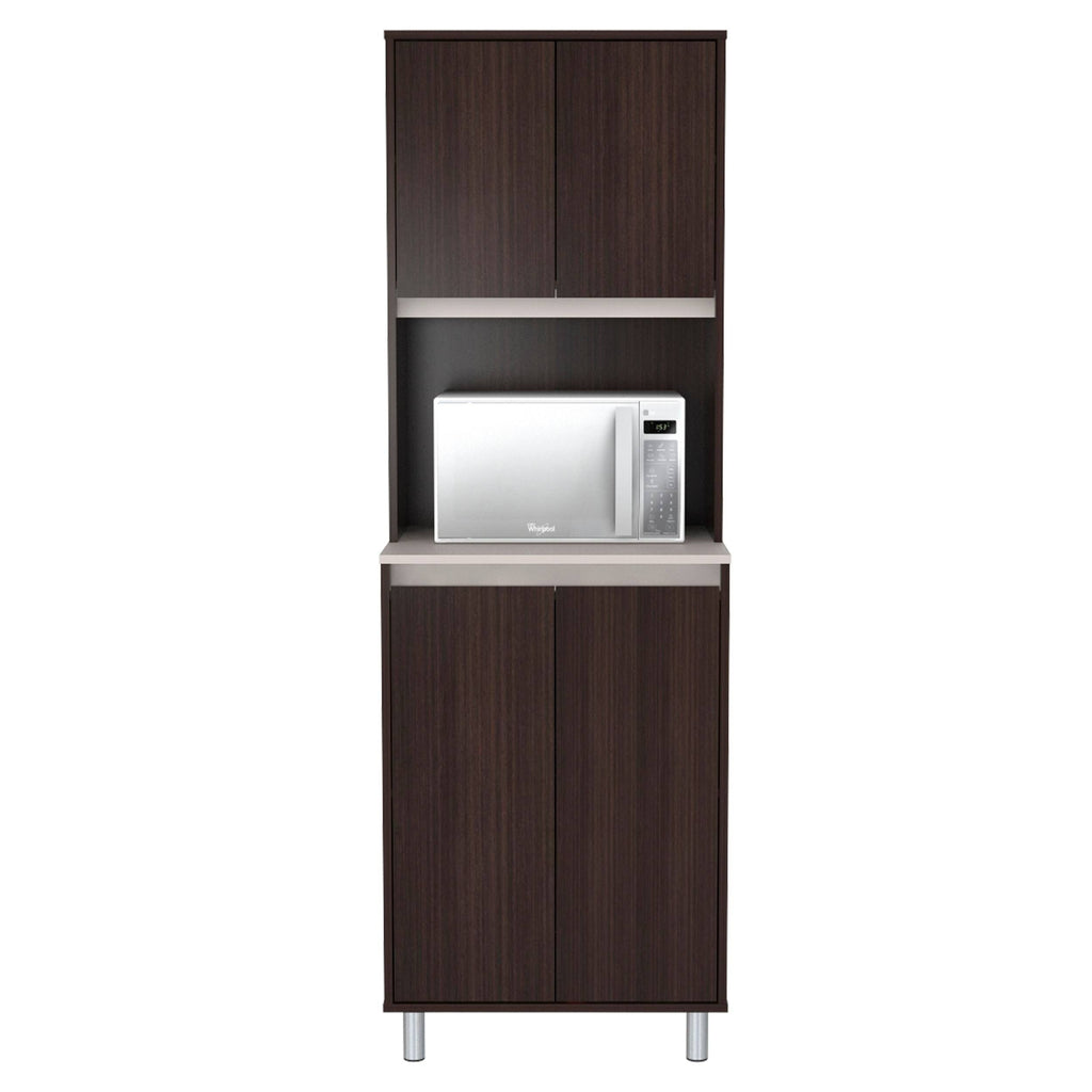4-Door Cabinet with Open Space O5572