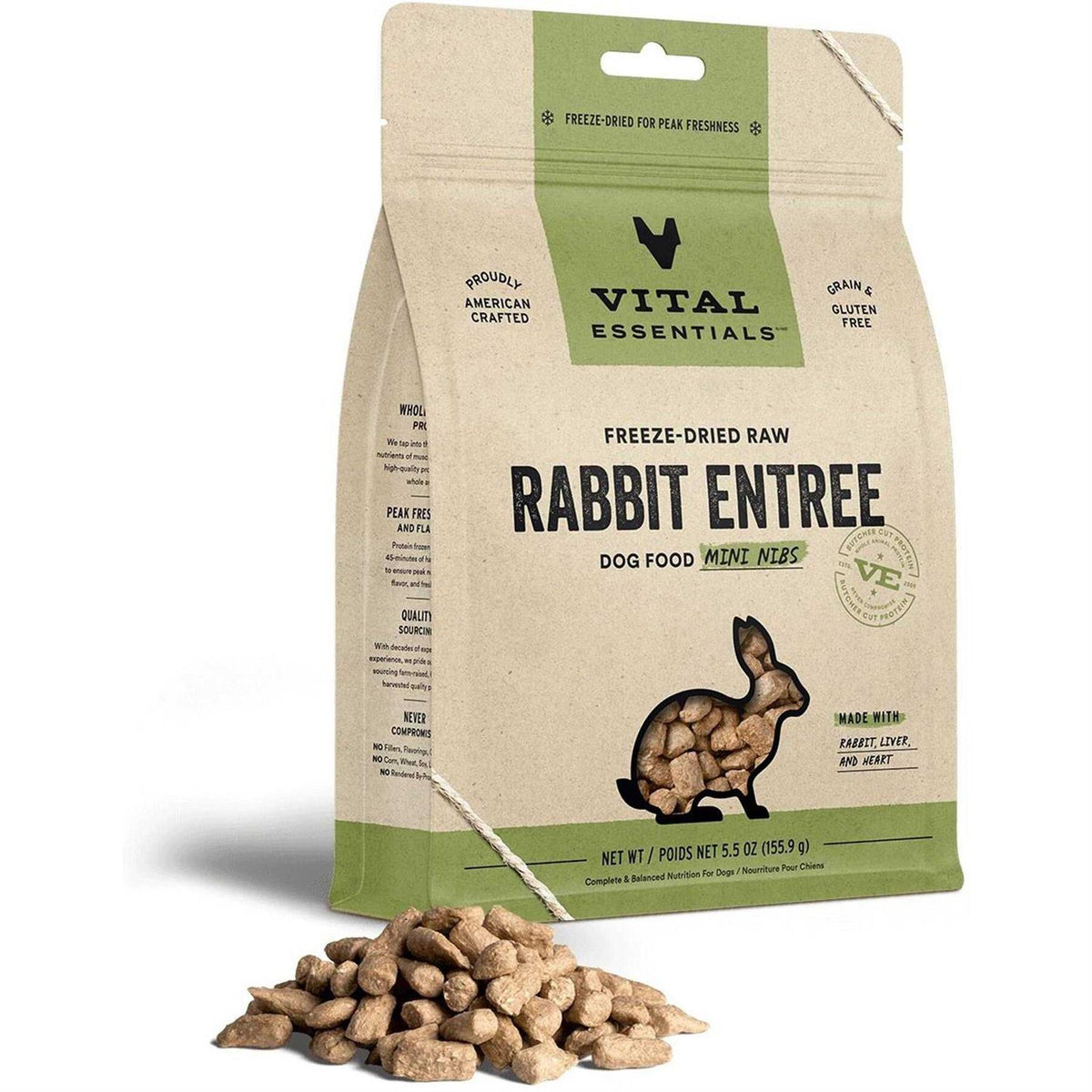 Freeze Dried Raw Rabbit Dog Food S176622