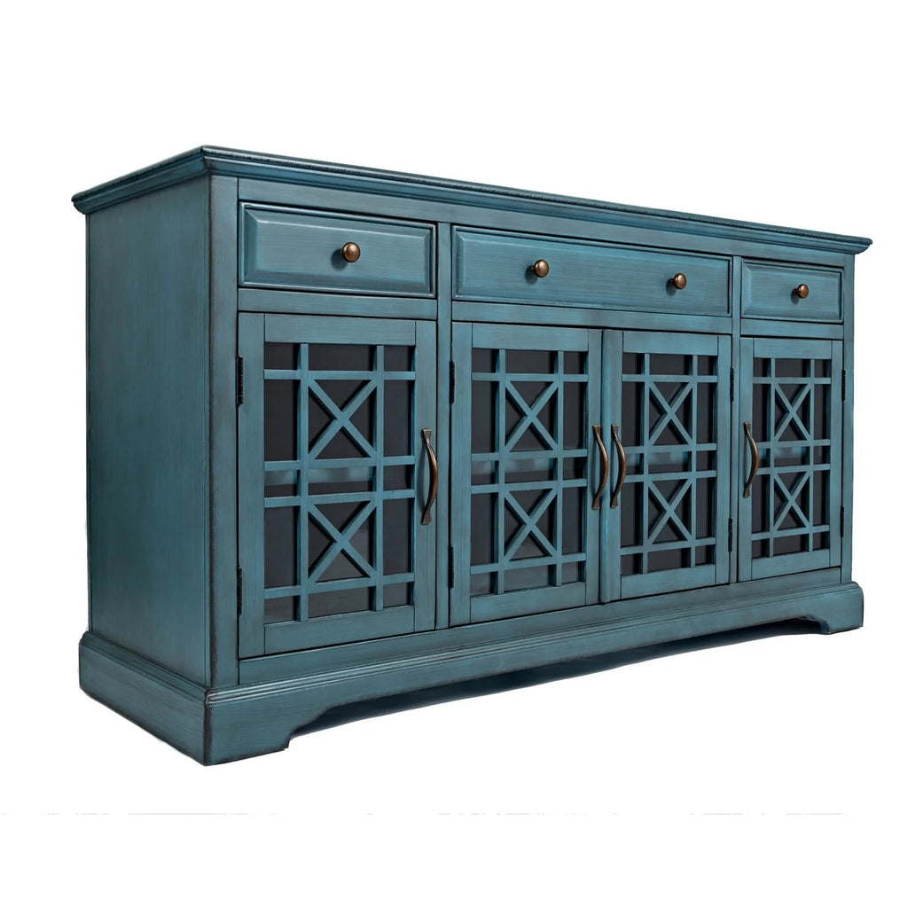 60 Inch Acacia Wood TV Media Entertainment Center Console W551