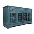 60 Inch Acacia Wood TV Media Entertainment Center Console W551
