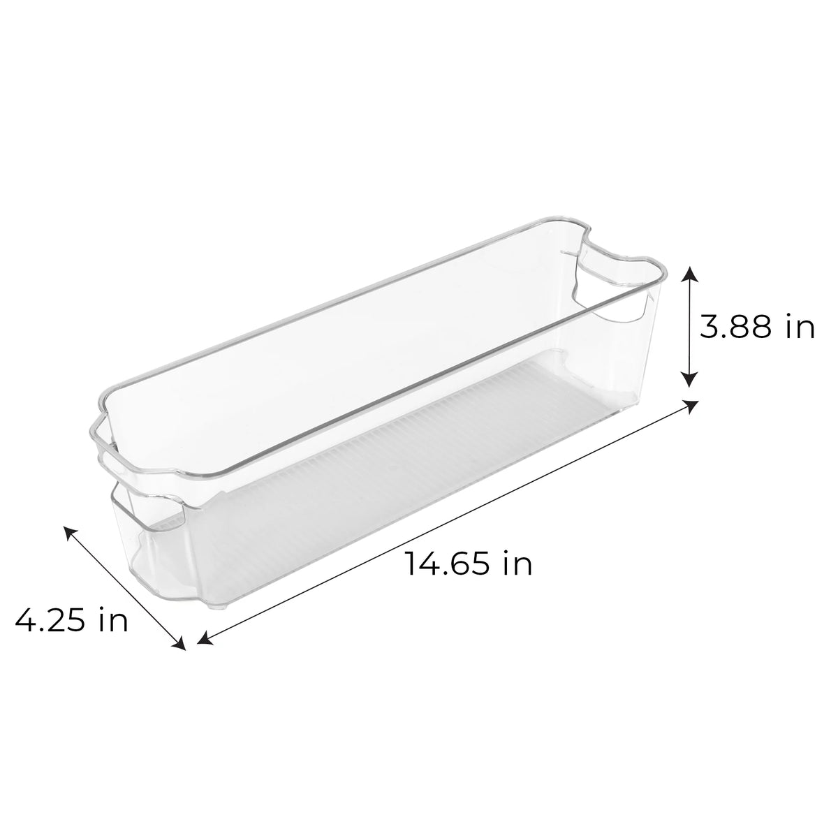 5 Piece Fridge and Freezer Storage Bins X1016