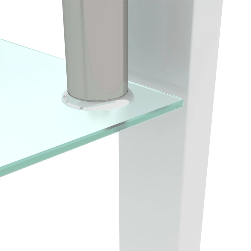 White Glass Top Coffee Table B26263
