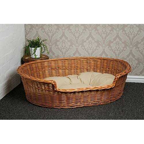 Wicker Dog Bed Basket Q57386