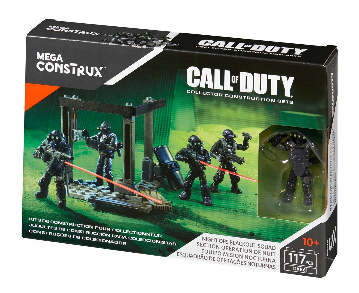 Mega Bloks Call of Duty Mega Construx Night Ops Blackout Squad W791