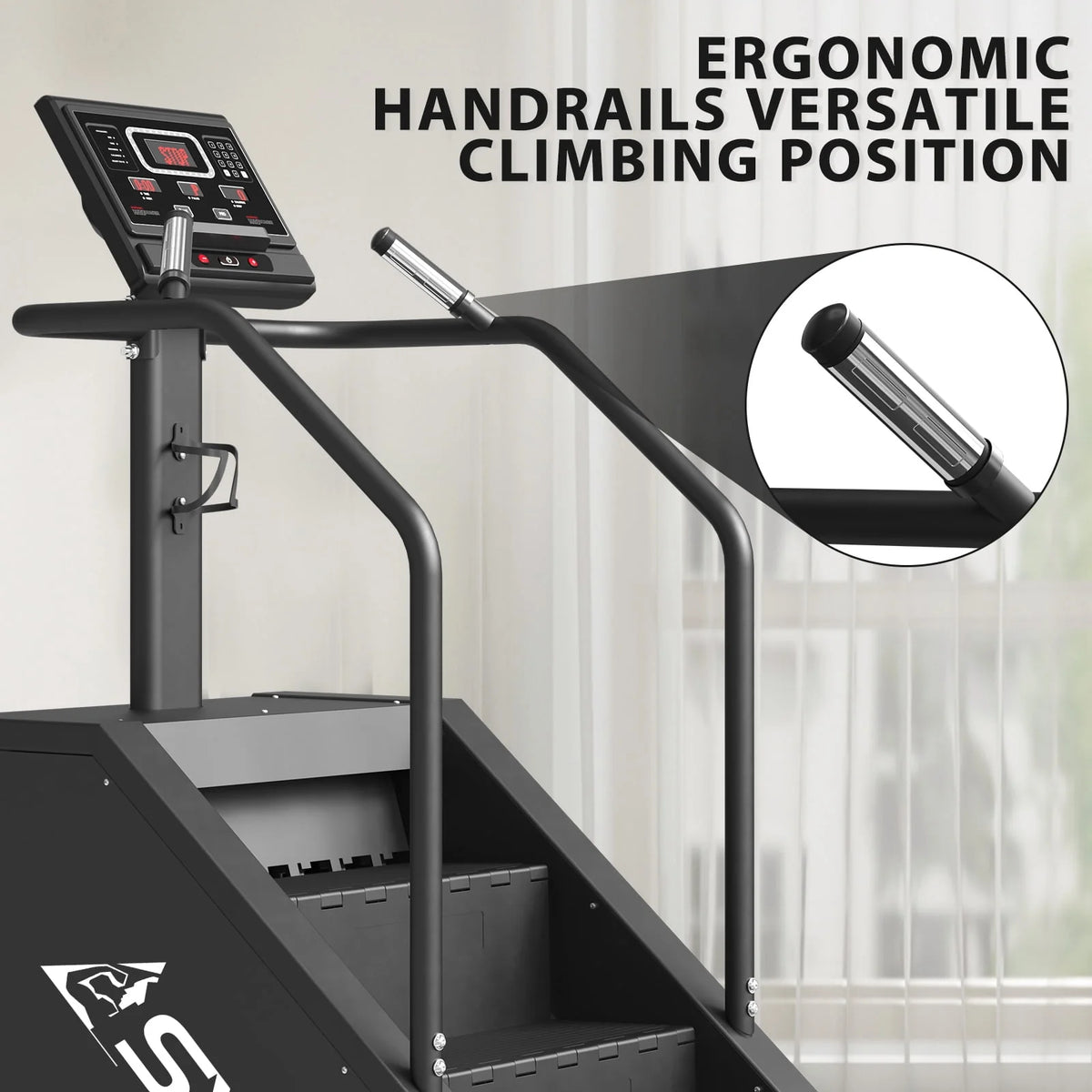 Stair Stepper with LED Screen, 12 Workout Programs, 441LBS Step Machine P839