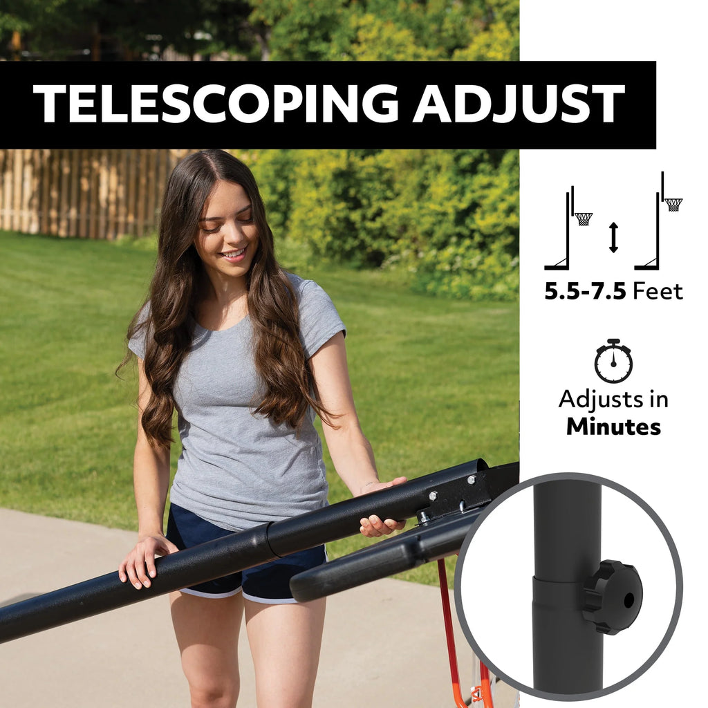 Adjustable Portable Basketball Hoop P342576