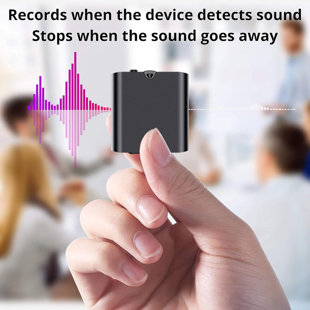 Mini Voice Activated Recorder 16 GB Pack of 2 U9169