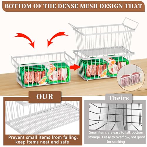4 Pack Leak-Proof Freezer Organizer Bins C951887