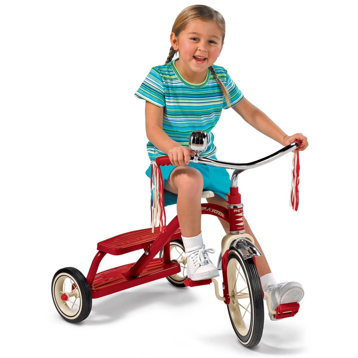 Classic Red Dual Deck Tricycle E257