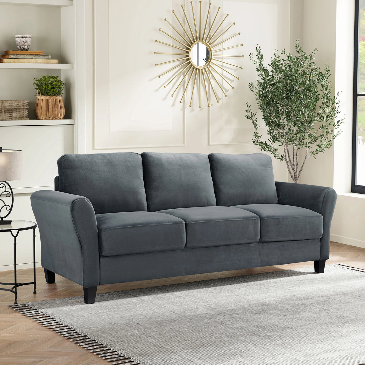 Gray Fabric Sofa P643