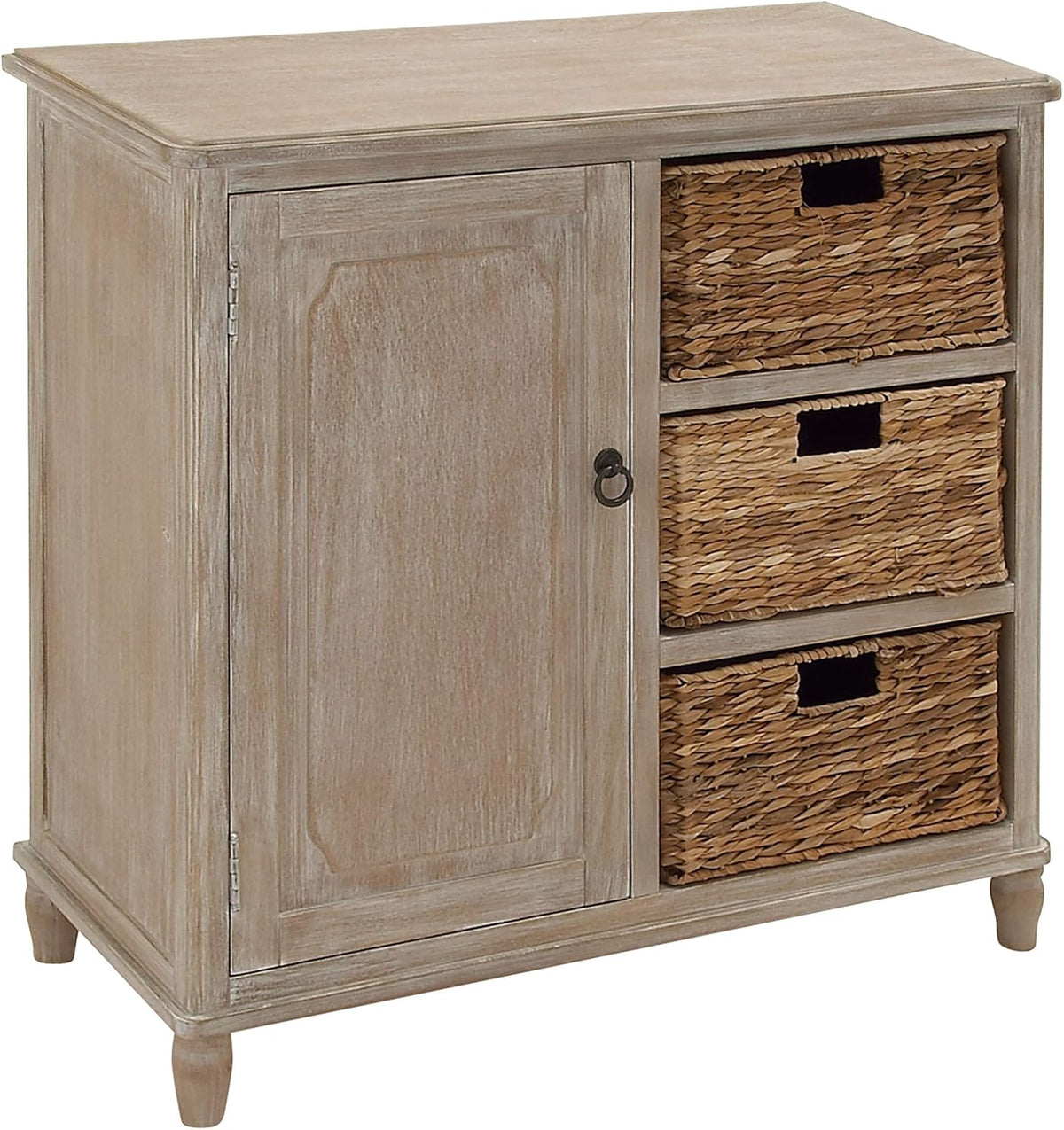 Wood Basket Cabinet U669405
